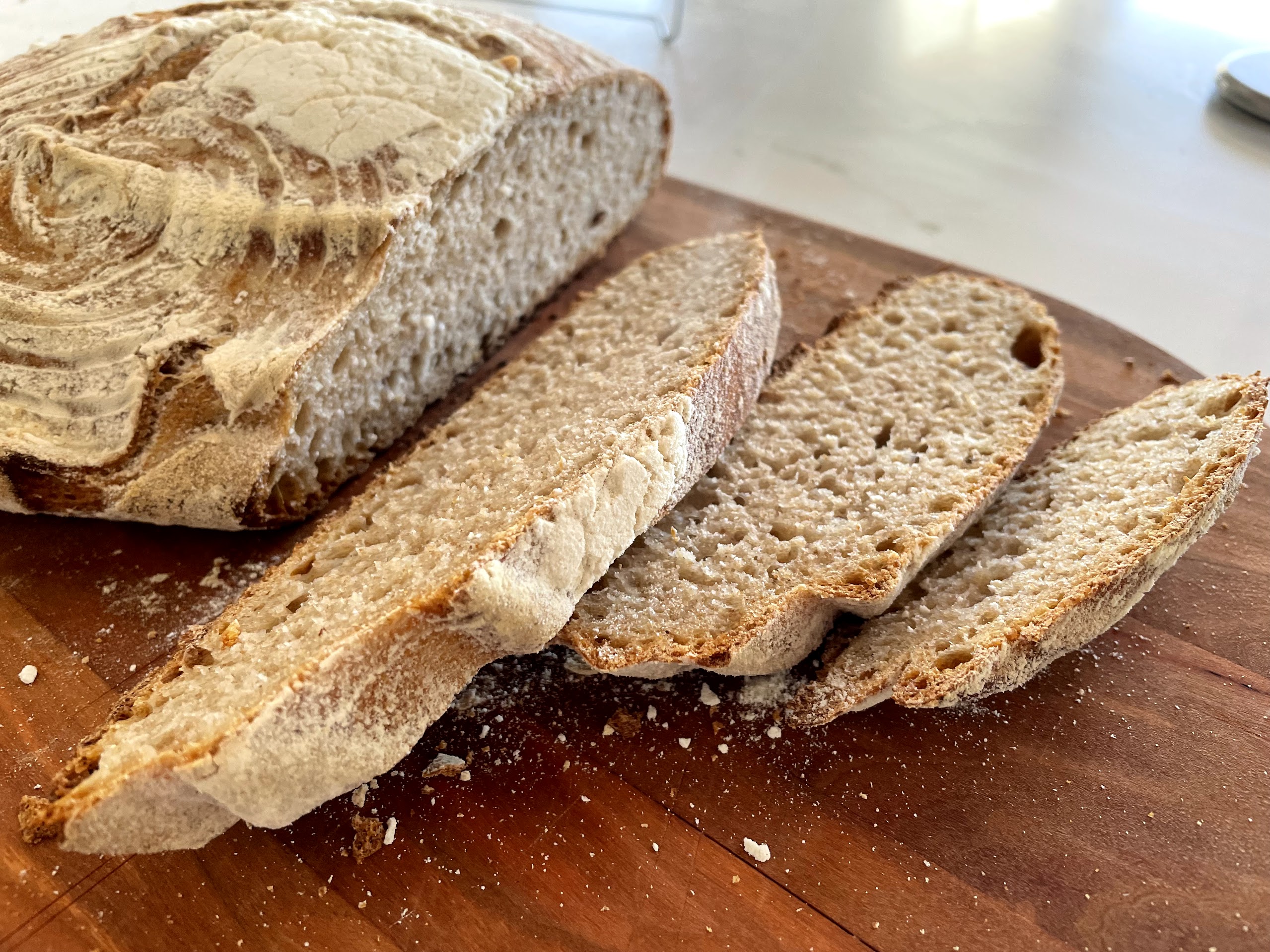 The final baked loaf.